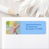 Flying Piggy Label (Insitu)