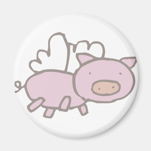 Flying Piggy Magneet (Voorkant)