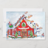 Flying Pigs Decorate for Kerstinvitations Kaart (Voorkant)