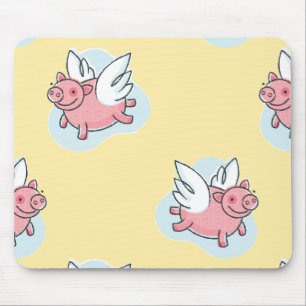 Flying Pigs for Chinese New Year 2019 Mousepad Muismat