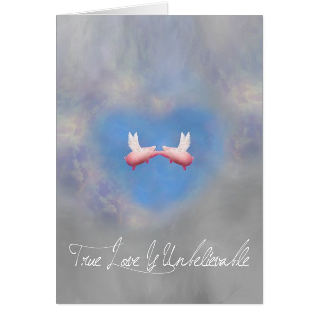 Flying Pigs Kissing-True Love is ongelooflijk (Voorkant)