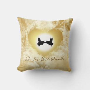 Flying Pigs Kissing-True Love is ongelooflijk Kussen