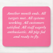 Flying Pigs mousemat Muismat (Voorkant)