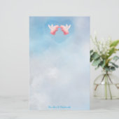 Flying Pigs - Ongelooflijke Liefde Briefpapier (Staand voorkant)