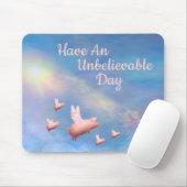 Flying Pigs - Onvoorstelbare Dag Muismat (Met muis)