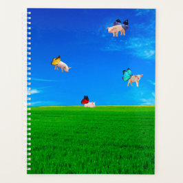 Flying Pigs Spiral Notitieboek