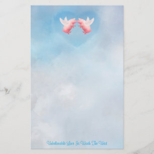 Flying Pigs-Ungelovable Love Stationery Briefpapier