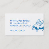 Flying Pigs Visitekaartjes (Achterkant)