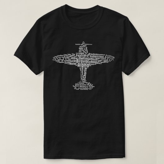 Flying Pilot Gif T-shirt (Design voorkant)