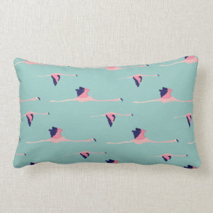 Flying Pink Flamingo Pillow Kussen
