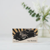 Flying Piston Hot Rod Visitekaartje (Staand voorkant)