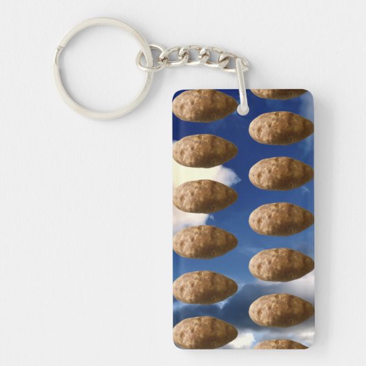 Flying Potatoes Space Potato Invasion Sleutelhanger (Voorkant)