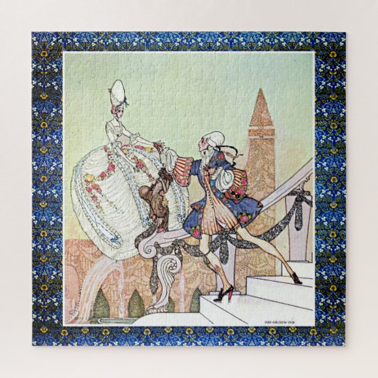 Flying princess and shocked prince Kay Nielsen Legpuzzel (Verticaal)