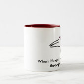 Flying Prune Tweekleurige Koffiemok (Center)