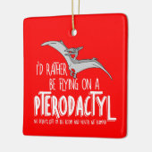 Flying Pterodactyl Dinosaur Airline Ceramic Orname Keramisch Ornament (Links)