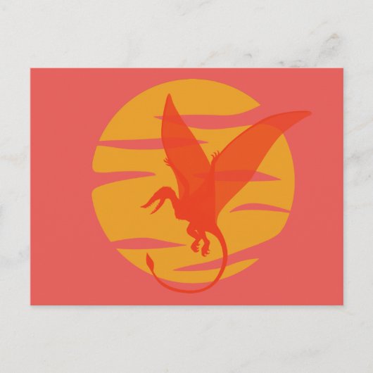 Flying Pterosaur Briefkaart (Voorkant)