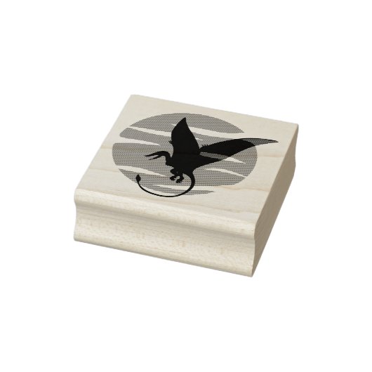 Flying Pterosaur Rubberstempel (Stempel)
