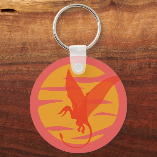 Flying Pterosaur Sleutelhanger (Voorkant)