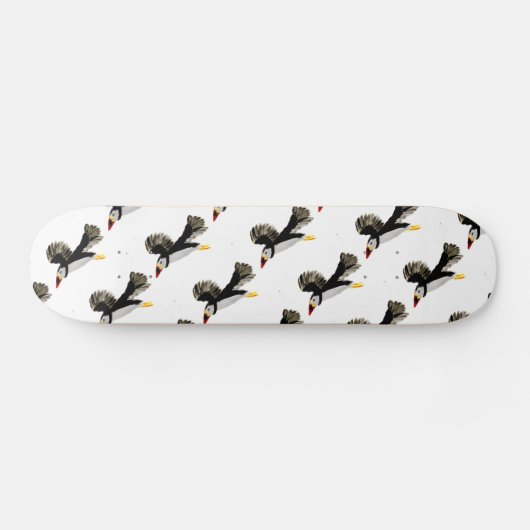 Flying Puffin Art Skateboard (Horizontaal)