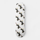 Flying Puffin Art Skateboard (Voorkant)