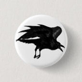 Flying Raven Pin Button (Voorkant)