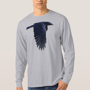 Flying Raven Wildlife Art Shirt
