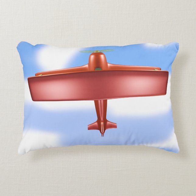 Flying Red Uproar Accent Pillow Kussen (Voorkant)