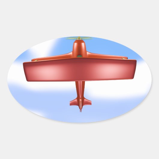 Flying Red Uproar Sticker (Voorkant)