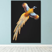 Flying Reeves fazant verpakt canvas (Insitu (Houten vloer))