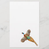 Flying Ringnek Pheasant Stationery Briefpapier (Voorkant)