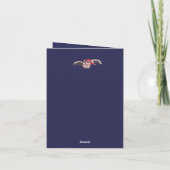 Flying Santa Pig Kaart (Achterkant)