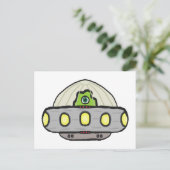 Flying Saucer Briefkaart (Staand voorkant)