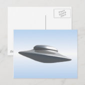 Flying Saucer Briefkaart (Voorkant / Achterkant)