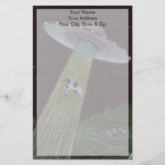 Flying Saucer Briefpapier (Voorkant)
