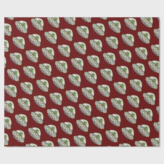 Flying Saucer Cadeaupapier (Vlak)