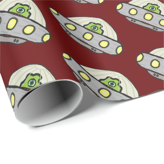 Flying Saucer Cadeaupapier (Rol Hoek)