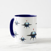 Flying Saucer Coffee Mok (Voorkant links)