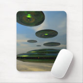 Flying Saucer Fleet Mousepad Muismat (Met muis)