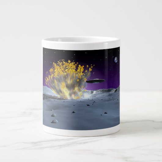 Flying Saucer Grote Koffiekop (Voorkant)