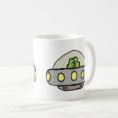 Flying Saucer Koffiemok (Voorkant rechts)