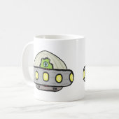 Flying Saucer Koffiemok (Voorkant links)