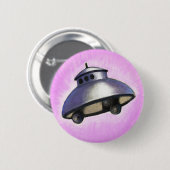 Flying Saucer Ronde Button 5,7 Cm (Voorkant /achterkant)