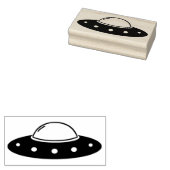 Flying Saucer Rubber Stamp Rubberstempel (Gestempeld)
