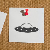 Flying Saucer Rubber Stamp Rubberstempel