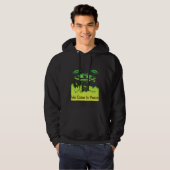 Flying Saucer UFO Astronauts are Aliens 10 Hoodie (Voorkant volledig)