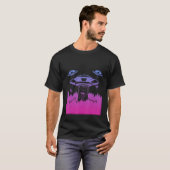 Flying Saucer UFO Astronauts are Aliens 5 T-shirt (Voorkant volledig)
