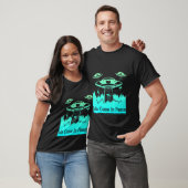 Flying Saucer UFO Astronauts zijn Aliens 9 T-shirt (Unisex)