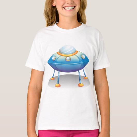 Flying Saucer UFO T-shirt (Voorkant)