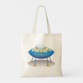 Flying Saucer UFO Tote Bag (Achterkant)