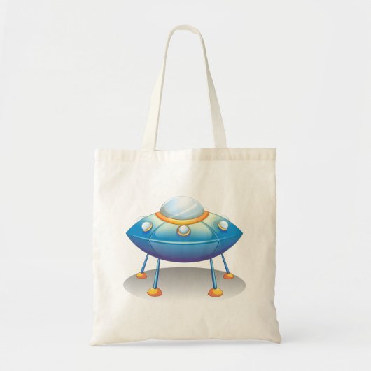 Flying Saucer UFO Tote Bag (Voorkant)